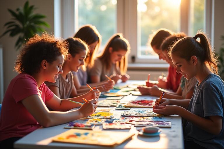 Gruppenworkshop Kunsttherapie Resilienz